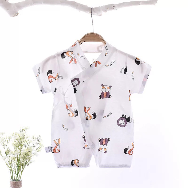 Bộ body cotton hè thu nhiều hoạ tiết cho bé