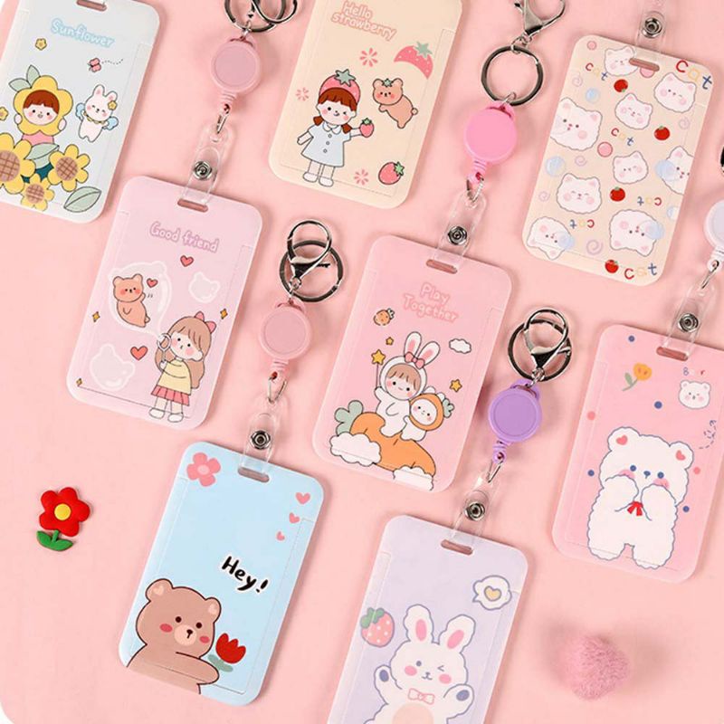 Bảng tên, phù hiệu cute nhựa lì kèm móc khóa/ thẻ đeo the zipper, thẻ tên nhân viên, học sinh, sinh viên