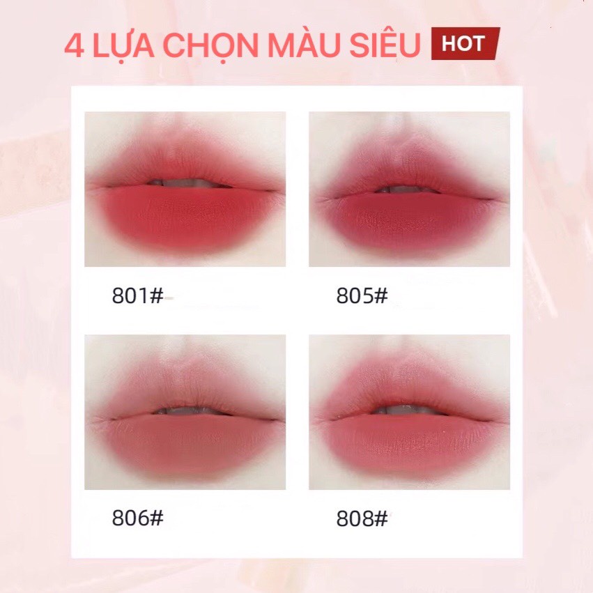 Son kem HOLD LIVE Little Pink Stick Water Mist Lip Glaze Sweet Flour Stick căng mọng lâu trôi HL523 HLIV79 HL530 HLIV81