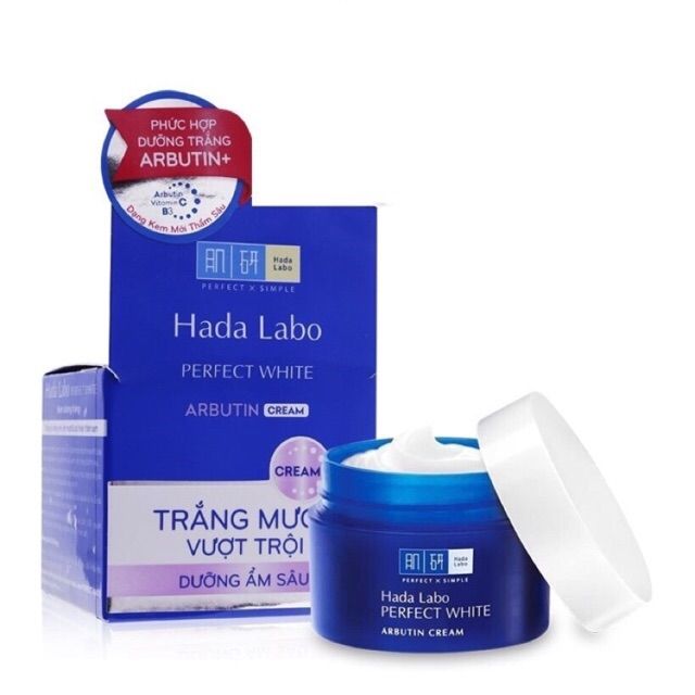 Kem hada labo perfect white (xanh dương)50g