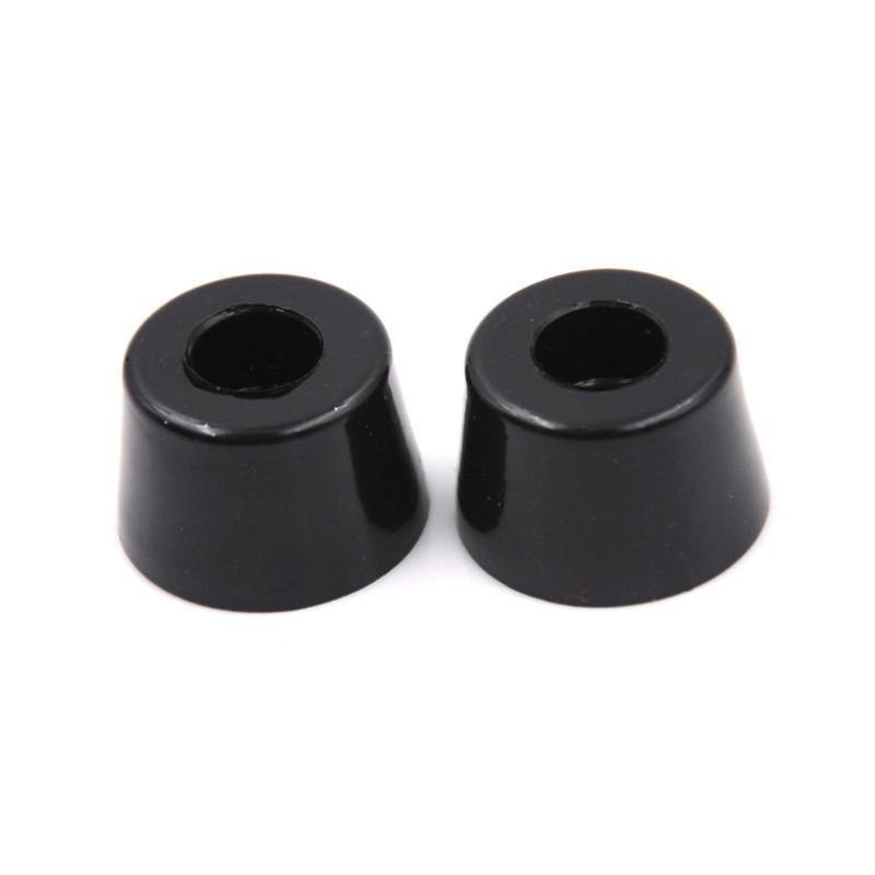 Bộ 2 chốt cao su hình nón màu đen 21mm X 15mm, chân đệm giảm chấn chống sốc gắn cửa xe hơi, ô tô