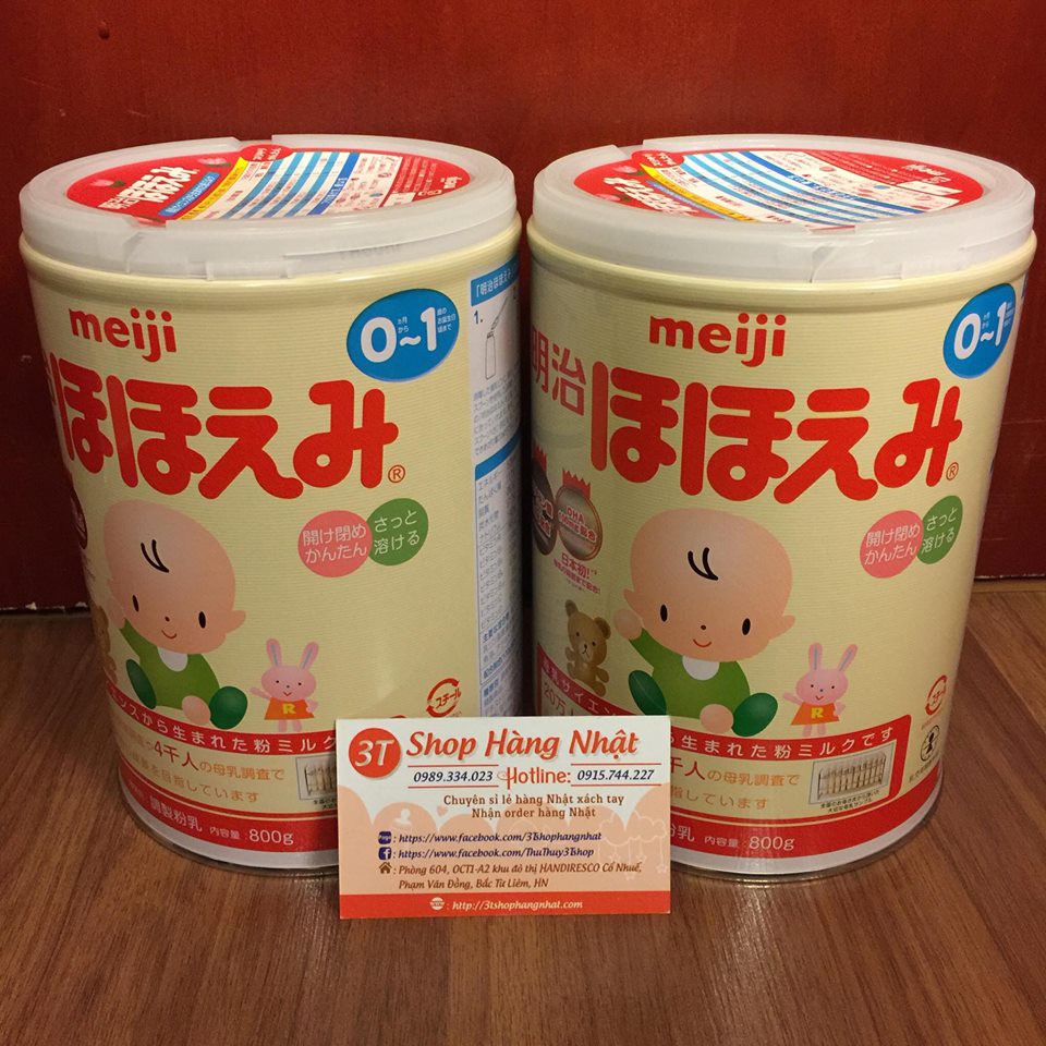 Sữa Meiji 0-1 Nhật Bản dành cho bé 0-1 tuổi 800gr