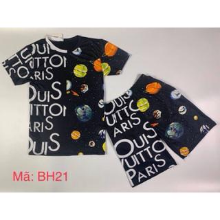 Set Quần áo hè nam Lv phối thân