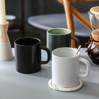Cốc gốm sứ uống cà phê in họa tiết sáng tạo