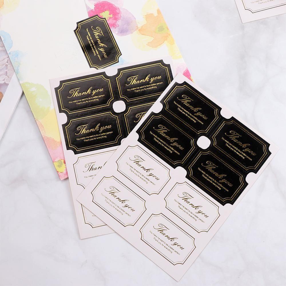 CHOOKEY Set 40 / 60 Sticker Handmade Chữ Thank You