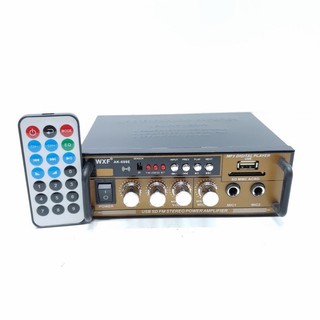 Ampli mini âm ly ô tô WXF AK-698E 12V-220V