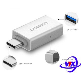 Đầu chuyển đổi USB Type-C sang USB 3.0 Ugreen