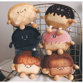🇻🇳In stock🇻🇳17cm emotional octopus Teddy Bear Toast Cat Cat Expression Cat