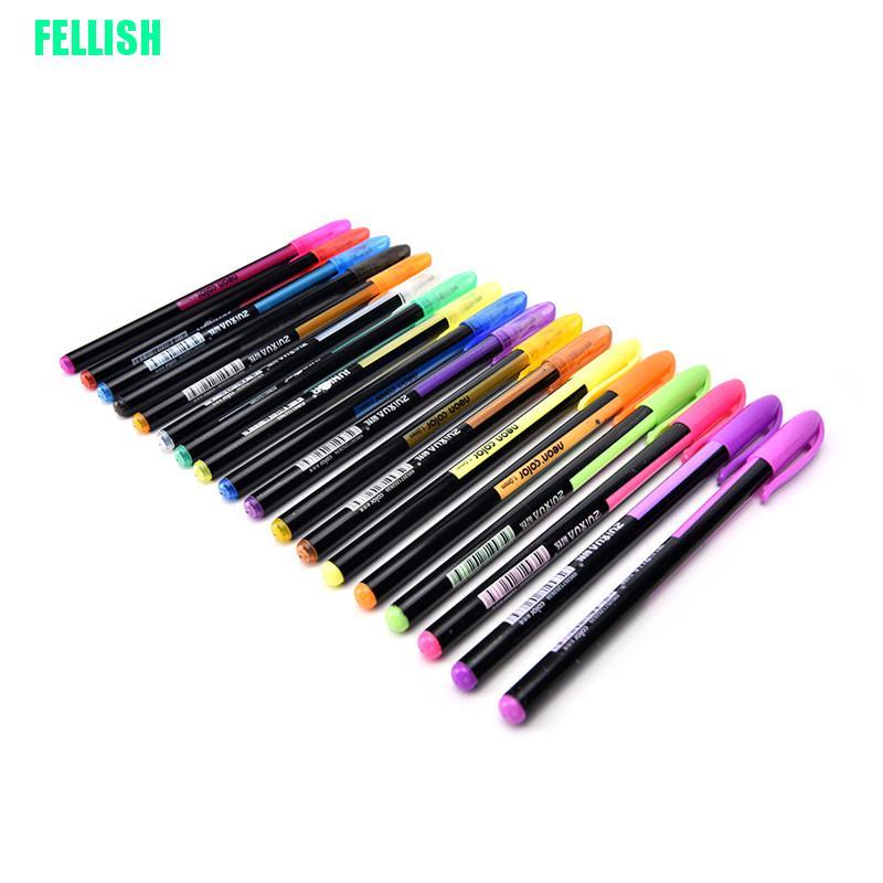 Set 48 Ruột Bút Mực Dạ Quang Nhiều Màu Sắc Tiện Dụng