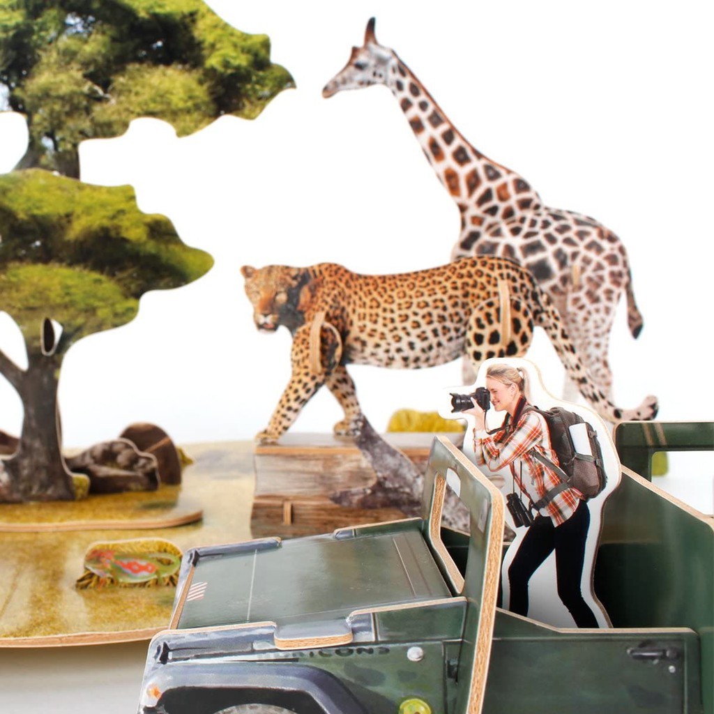 Mô hình giấy 3D CubicFun - National Geographic African Wildlife - Khám phá Động ...