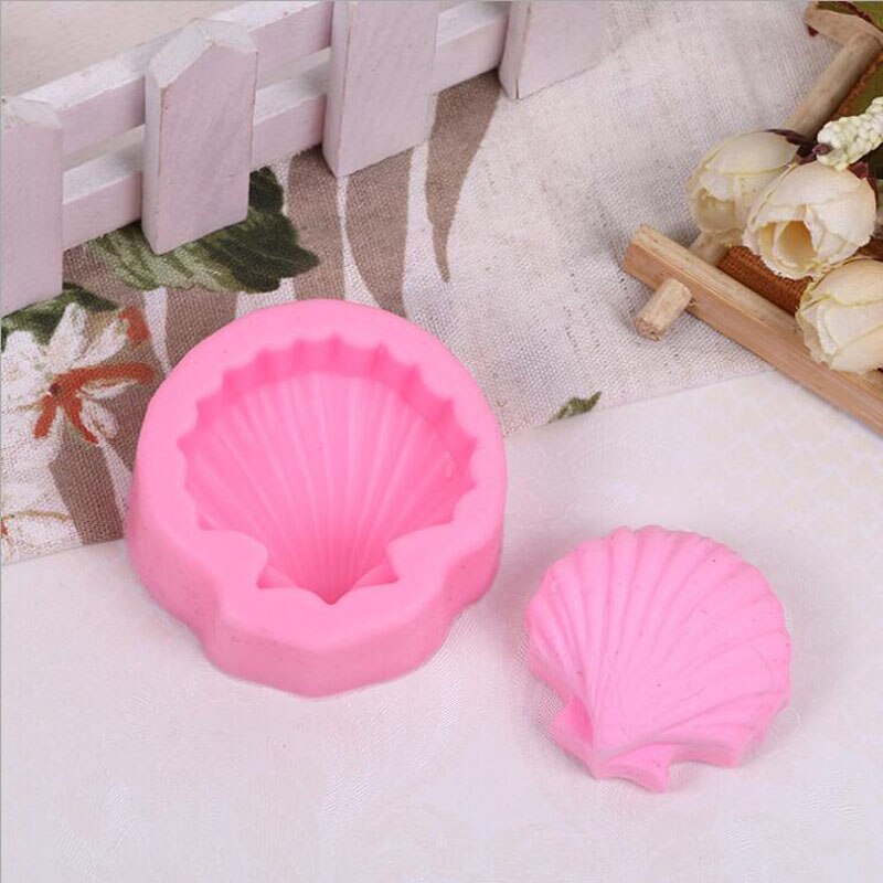 Khuôn silicon 4D hình vỏ sò F009Y