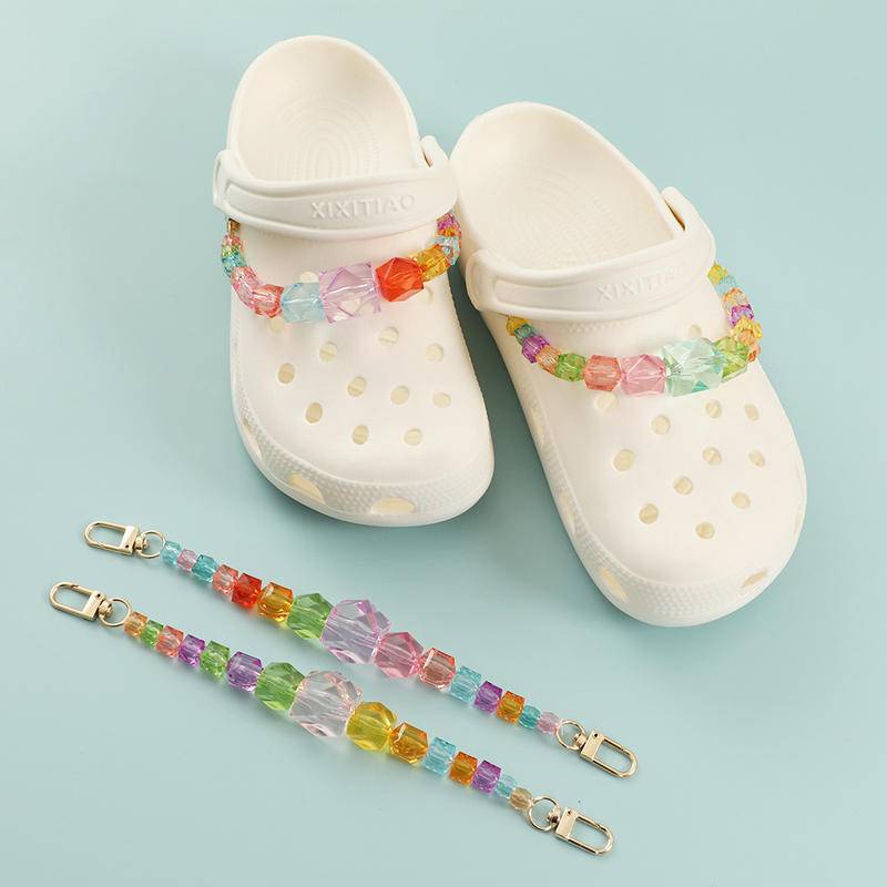 crocs sticker 1 Bộ Phụ Kiện Khóa Dây Giày Trang Tríshoes sticker Accessories Stickers Sandals Shoe Decoration