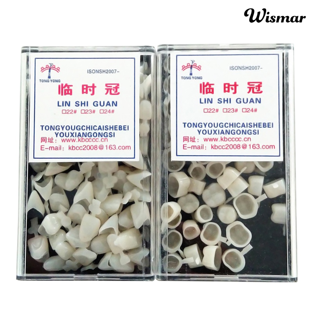 Set 50 mão răng tạm thời bằng nhựa resin tiện dụng chất lượng cao