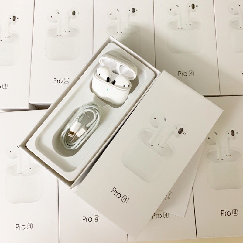 Tai Nghe Không Dây Airpod Pro 4💎Cao Cấp💎Tai Nghe Bluetooth Phiên Bản Nâng Cấp Giới Hạn 2020 Cực Hot [Có Pop up]