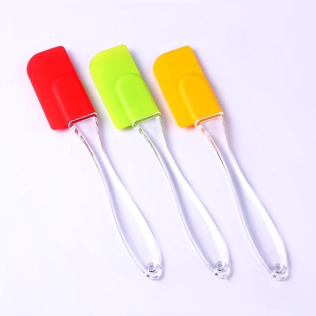 Phới Trộn Bột Làm Bánh Silicon, Cây Vét Spatula , Cây Phết Kem Cao Cấp