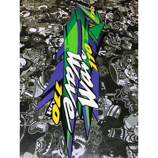 BỘ TEM XE WAVE THÁI 110 XANH NHỚT