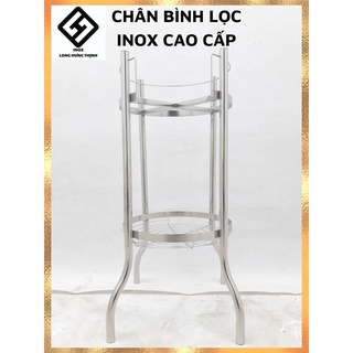 Chân Bình Lọc Nước 100% INOX "đặc" cao cấp, chân kệ, giá đỡ bình nước, đủ size, tặng kèm nút chân giúp cố định kệ.