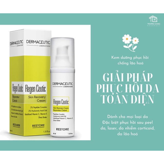 Kem dưỡng ẩm phục hồi da Dermaceutic Regen Ceutic