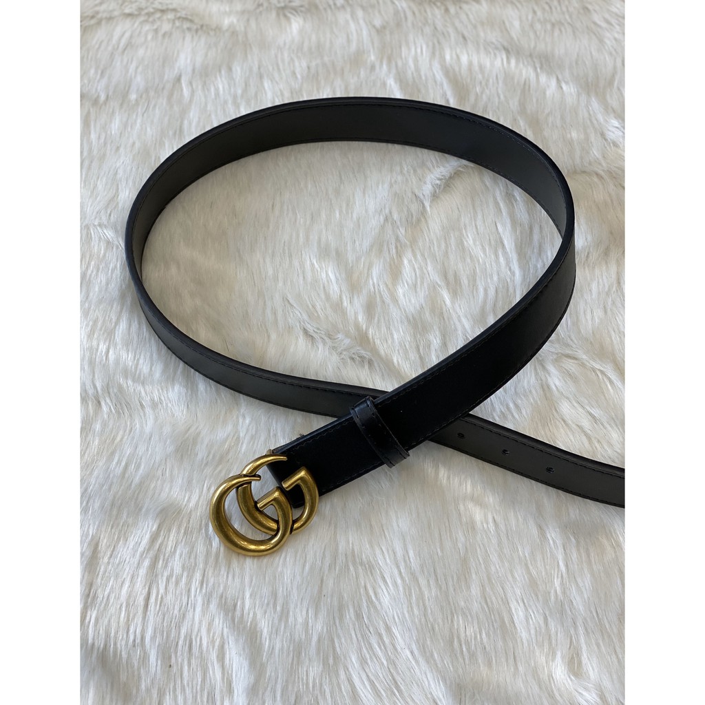 Thắt Lưng Nam Mặt Chữ GG Vàng