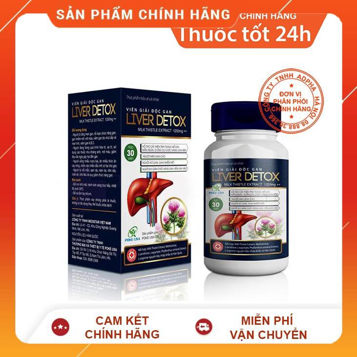 Viên giải độc gan Liver Detox - Hỗ trợ giải độc gan [ Nhà Thuốc Minh ]