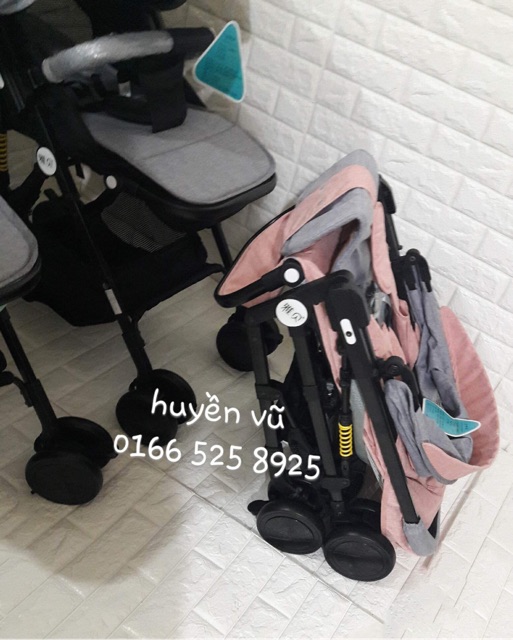 Xe đẩy gập gọn 2 chiều 3 tư thế cho bé