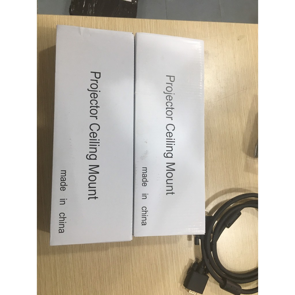 Giá treo máy chiếu 60cm, màu trắng, sơn tỉnh điện, hàng nhập khẩu