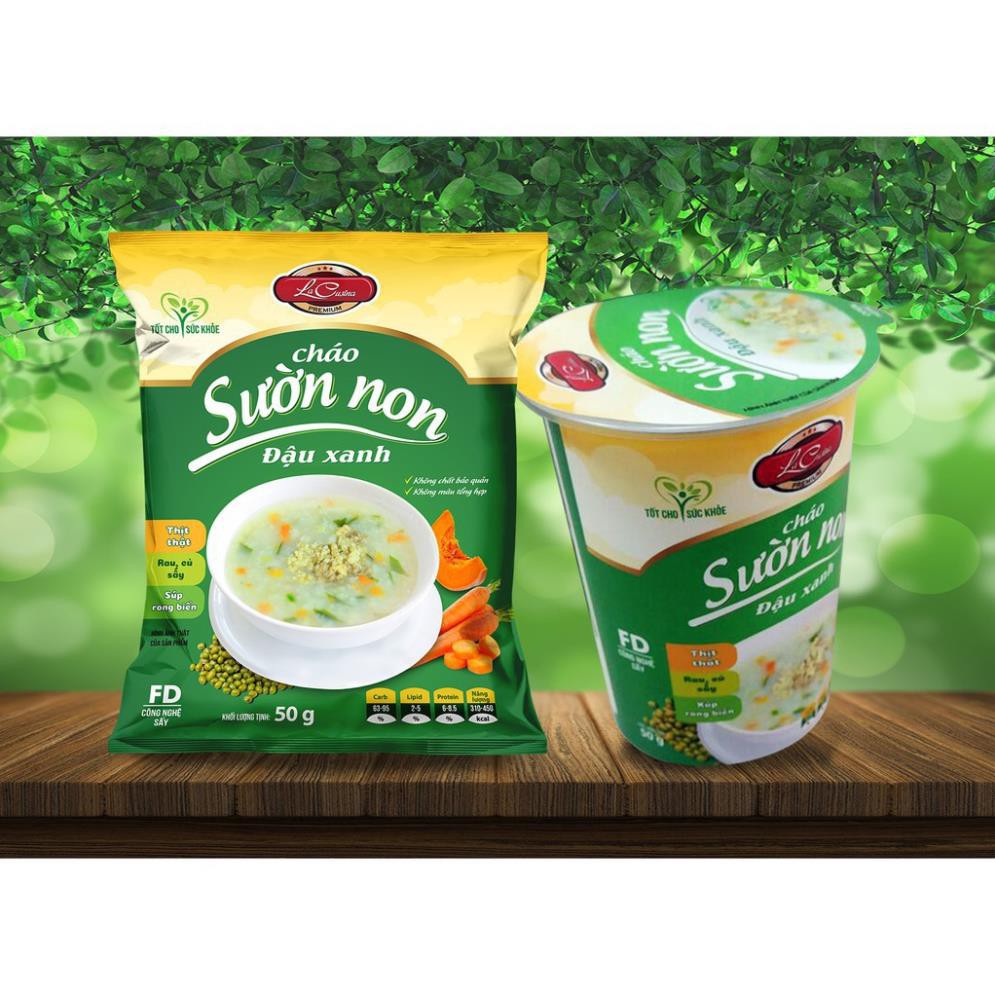 ( T523 ) COMBO 5 GÓI/ LY CHÁO SƯỜN NON 50G( CHERRI )