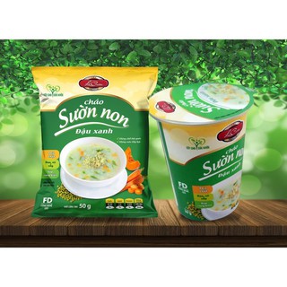 Combo 5 gói/ ly cháo sườn non 50g