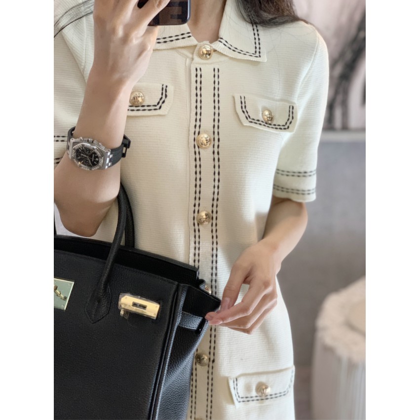 Đầm Cổ Polo Nhỏ Phong Cách Pháp Mới 2021 | BigBuy360 - bigbuy360.vn