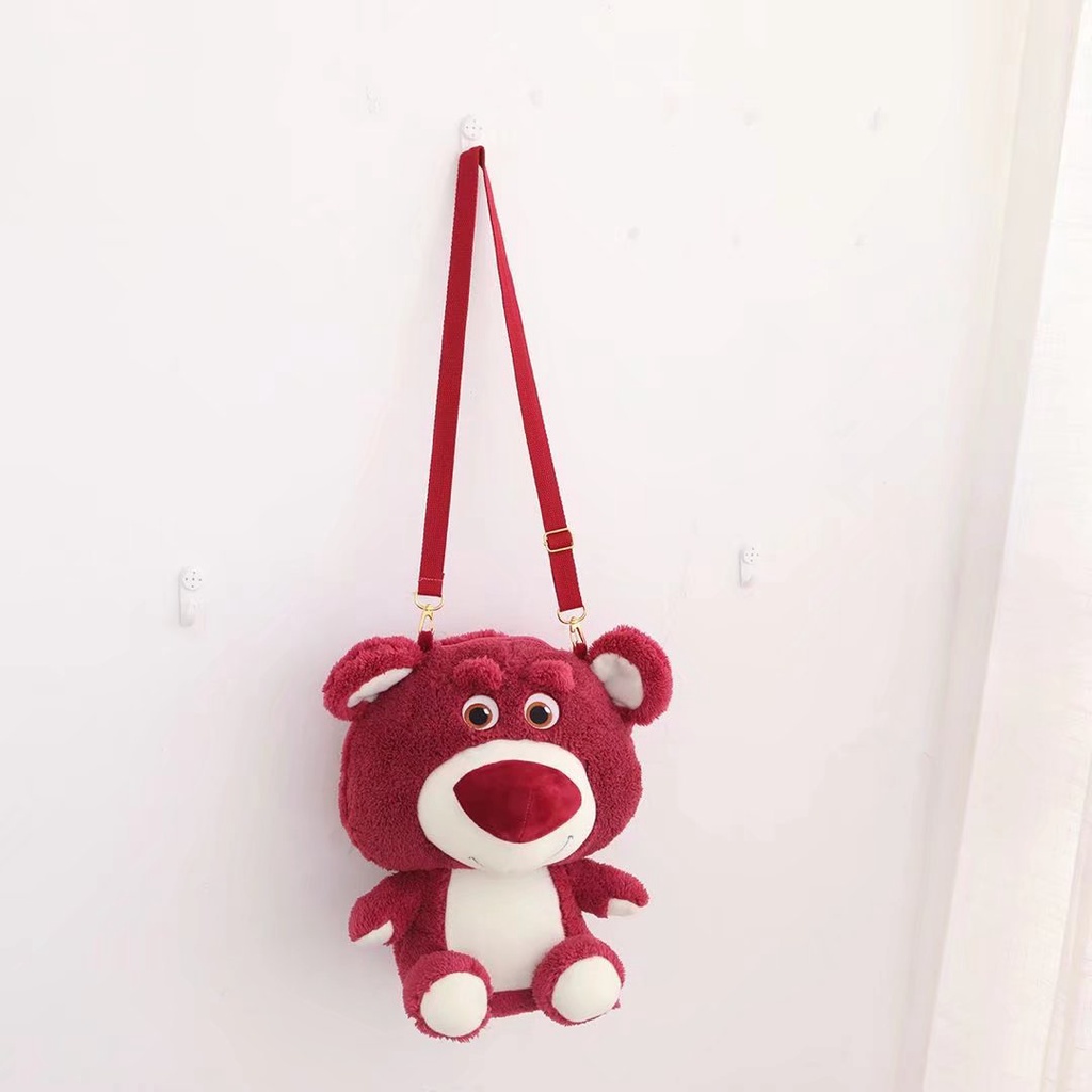 Balo gấu dâu Lotso đầu bự