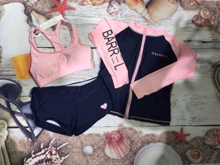 (Có sẵn) Bikini dài tay, set đồ bơi dài tay phong cách Hàn Quốc