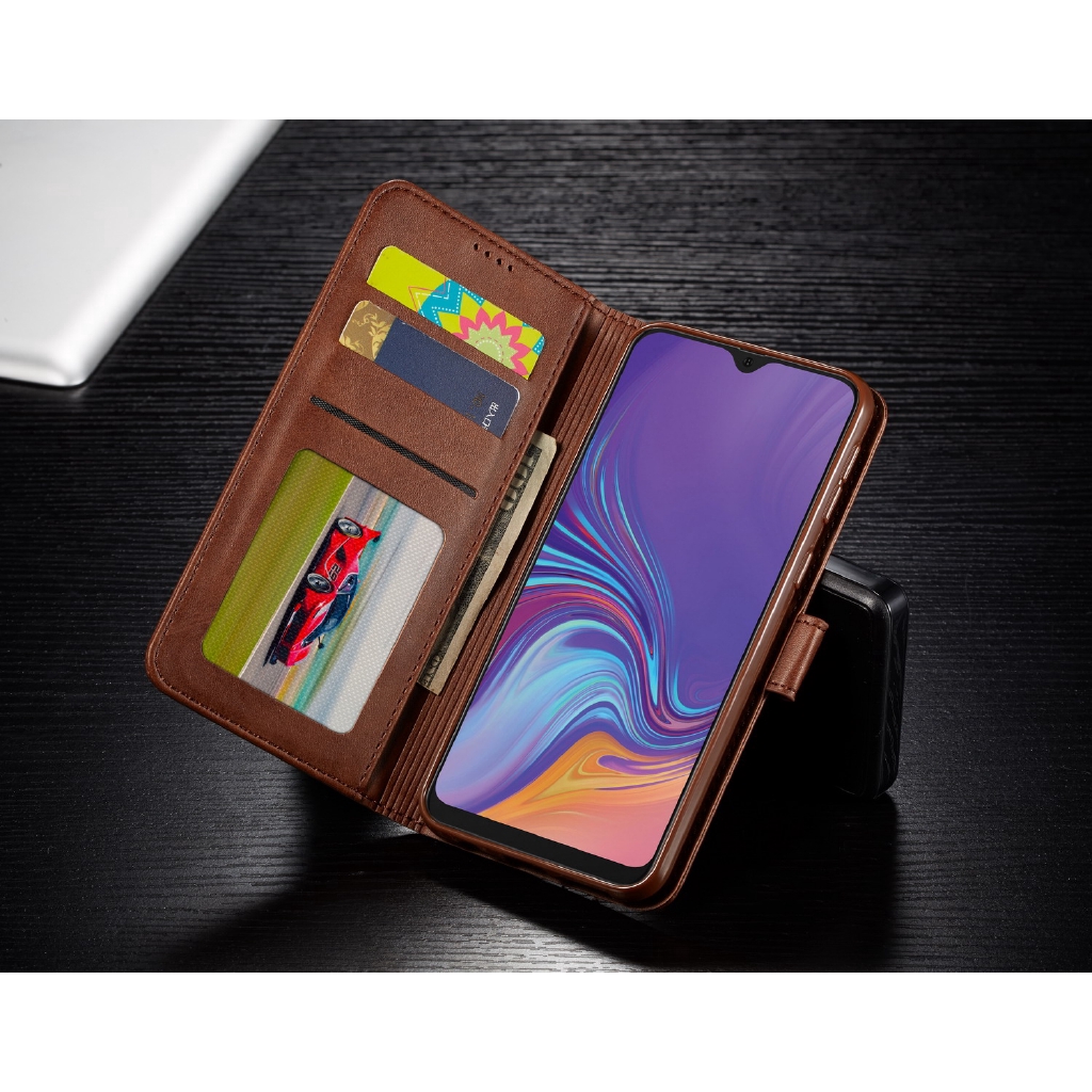 For Samsung M20 M30 Flip Cover Wallet Leather Case
