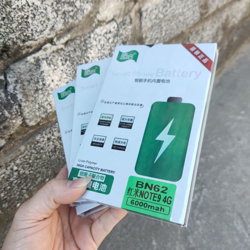 Pin Poco M3 / Redmi 9T /  Redmi Note 9 4G mã Bn62 hãng Suiqi , Lehehe , Nohon , OEM