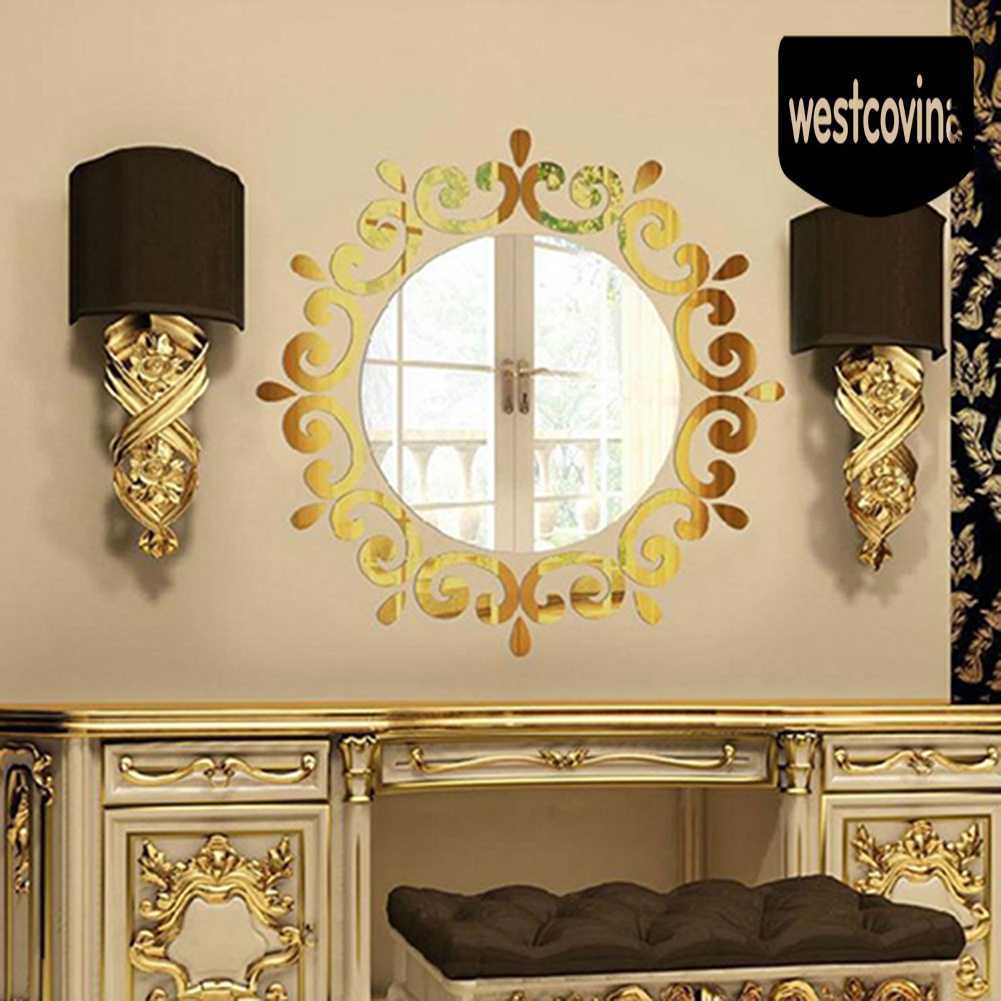 [Hot]☀ Đèn Led 3D Dán Tường Hiệu Ứng Gương Trang Trí Nhà Ở / Văn Phòng