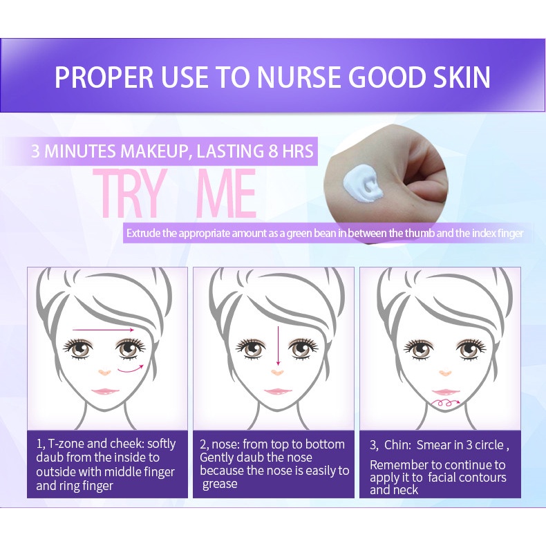 Kem Lót Che Khuyết Điểm Tự Nhiên Demyself 3 Màu Tùy Chọn