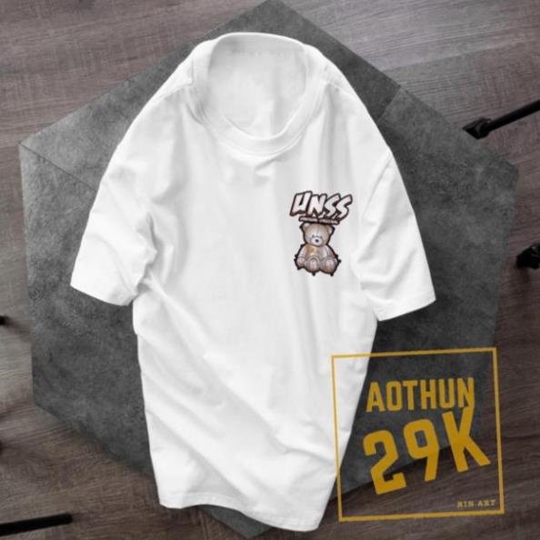 ALBUM 1066 - ÁO THUN UNISEX LOGO GẤU NHIỀU MÀU