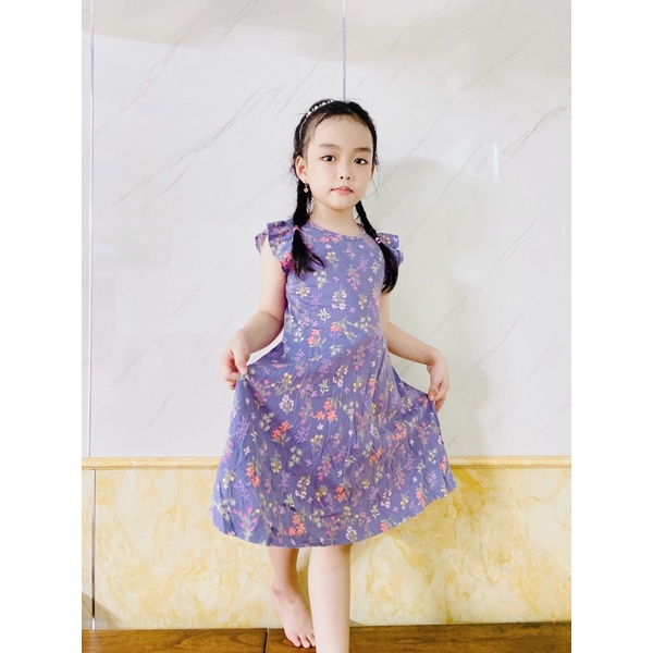 Váy Đầm Disney công chúa,hoa nhí, loang… 100% cotton XUẤT XỊN CHÍNH HÃNG siêu yêu cho bé gái.