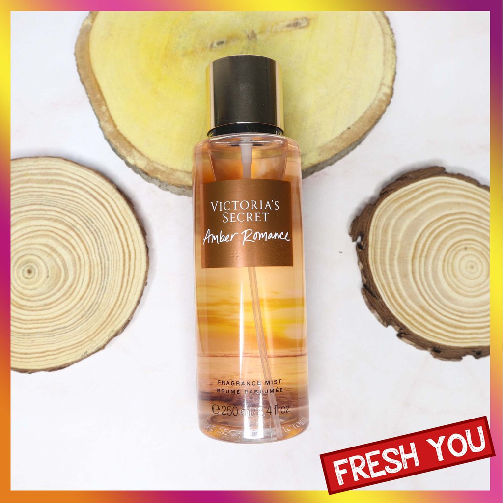 Amber Romance - Full Size Xịt Thơm Toàn Thân Victoria's Secret (Body Mist, Lotion, Sữa tắm)_ BST Signature / Pink - Gỗ | BigBuy360 - bigbuy360.vn