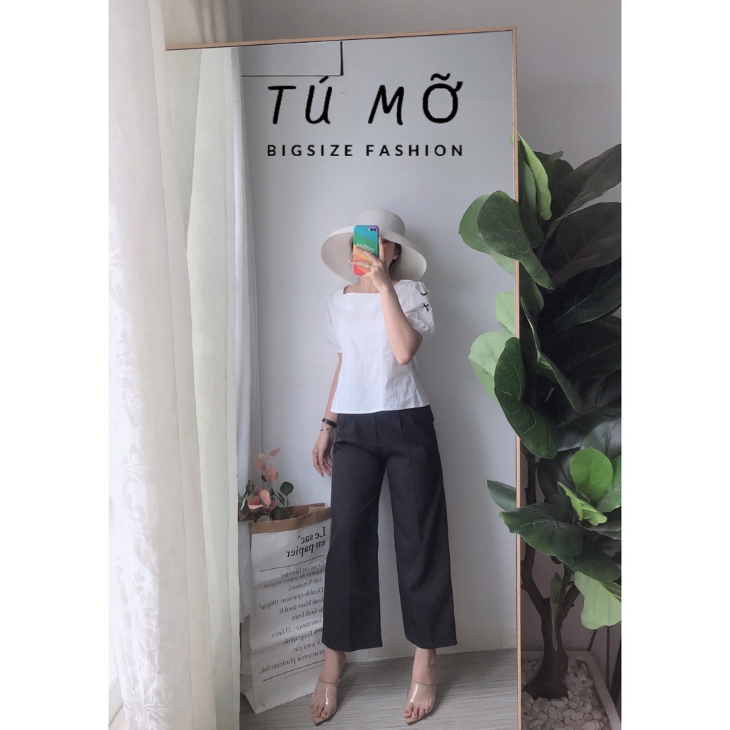 Áo Bigsize Anivia - TRẮNG Tú Mỡ - Áo cho người béo mập 50-95KG - Mặc đi tiệc,đi chơi hoặc dạo phố | BigBuy360 - bigbuy360.vn