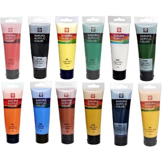 Màu Acrylic Sakura Tuýp 75ml (Màu Lẻ)