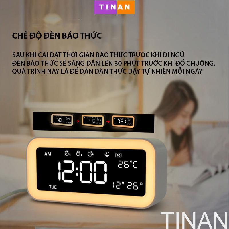 Đồng Hồ Báo Thức Có Đèn Ngủ LED Đa Chức Năng XM906