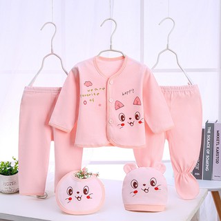 Set đồ sơ sinh 5 món cho bé 5kg - 11kg
