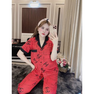 Đồ mặc nhà Pizama lụa 100D 40-60kg