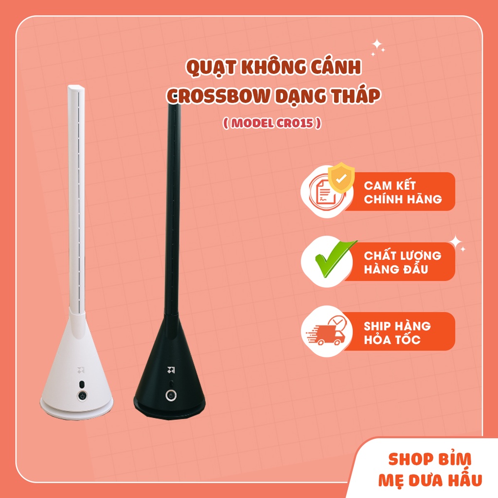 QUẠT KHÔNG CÁNH CROSSBOW  DẠNG THÁP MODEL CR015