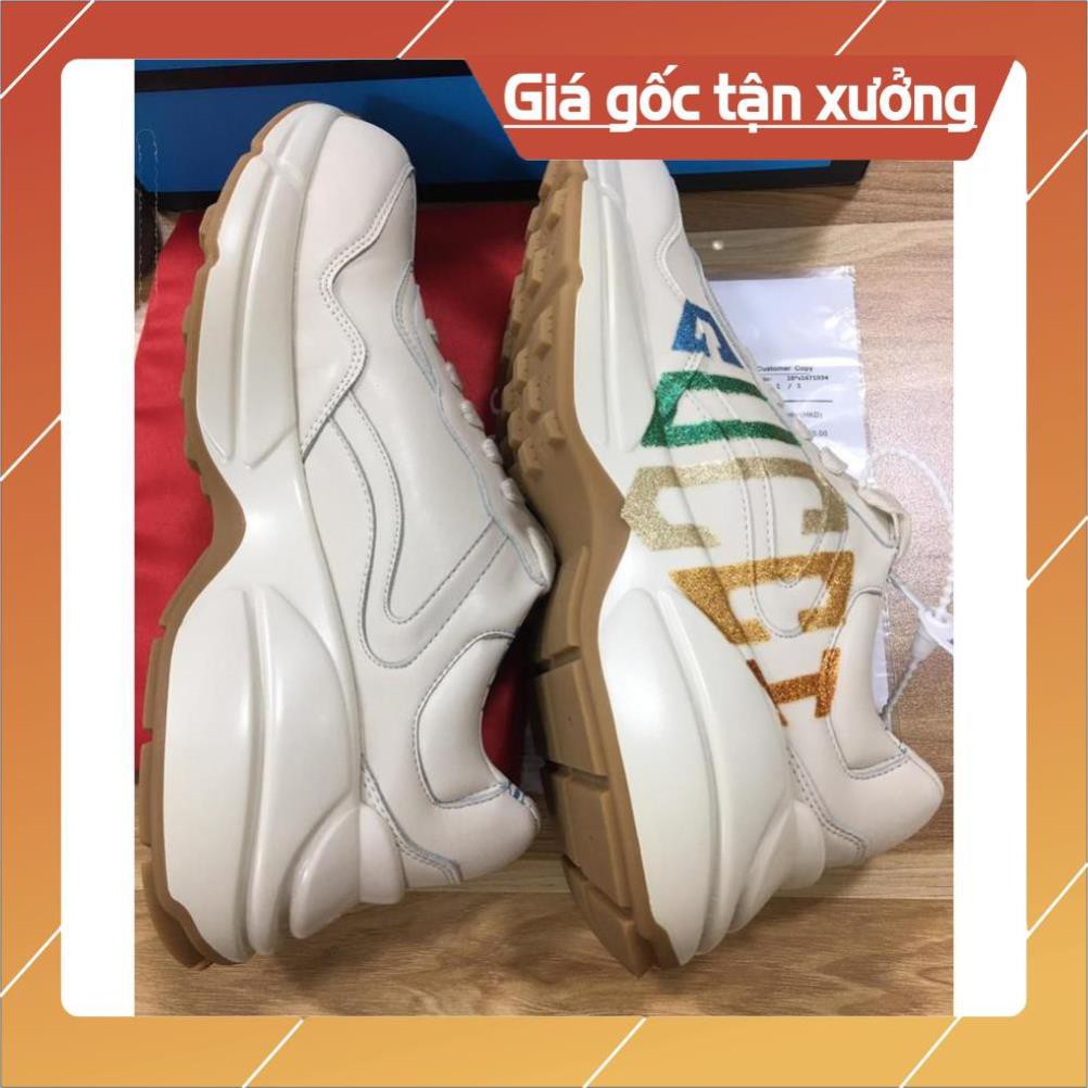 [FreeShip+ Hàng Cao Cấp] Giày thể thao Gucci nam nữ cao cấp, Giày nam nữ Full phụ kiện (ảnh thật)