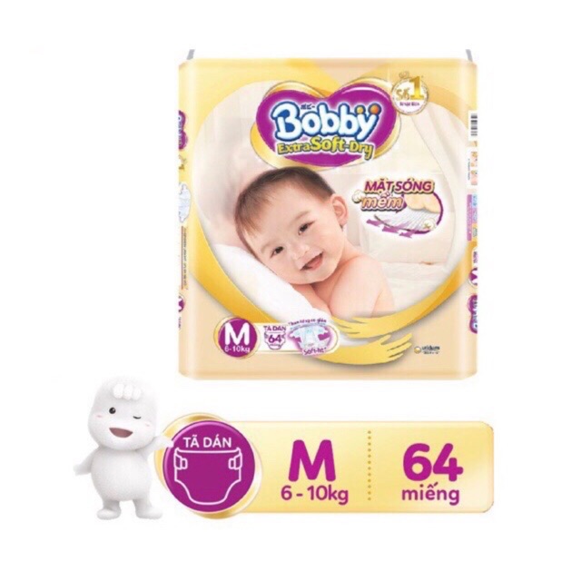 Tả dán Bobby Extra mới M64/L58/XL27