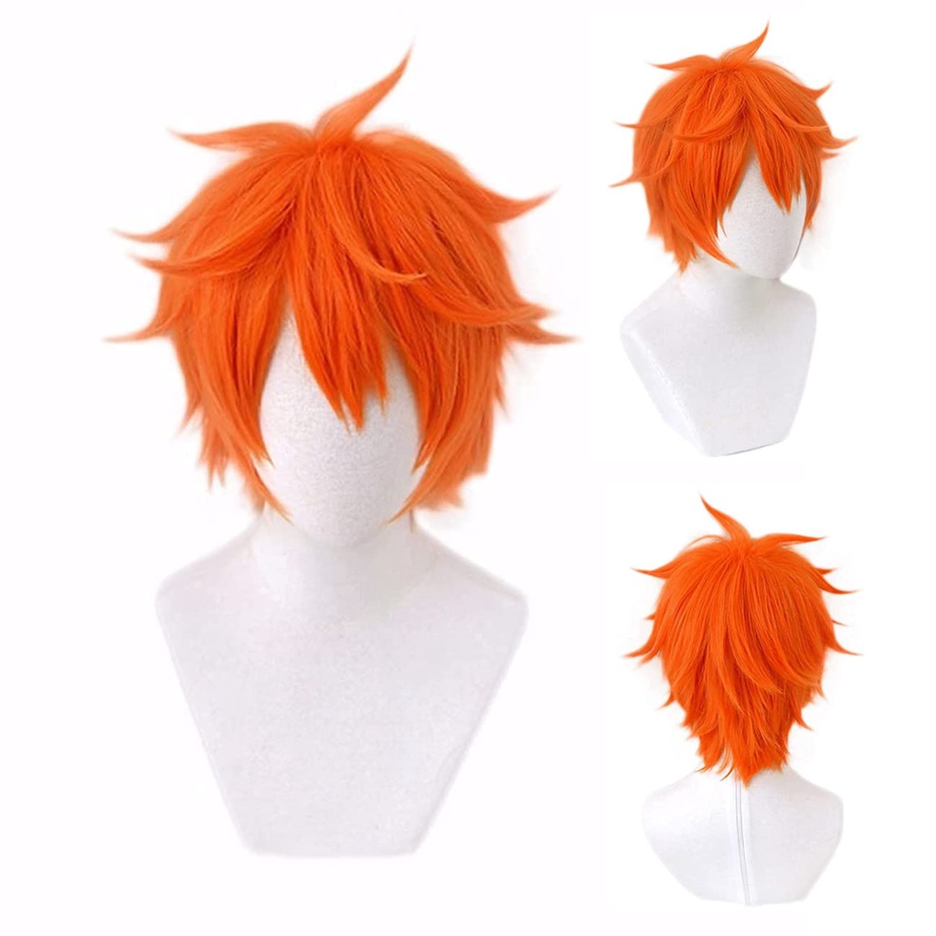 Wig/tóc giả cosplay Hinata Shouyou - Haikyuu!! Màu cam