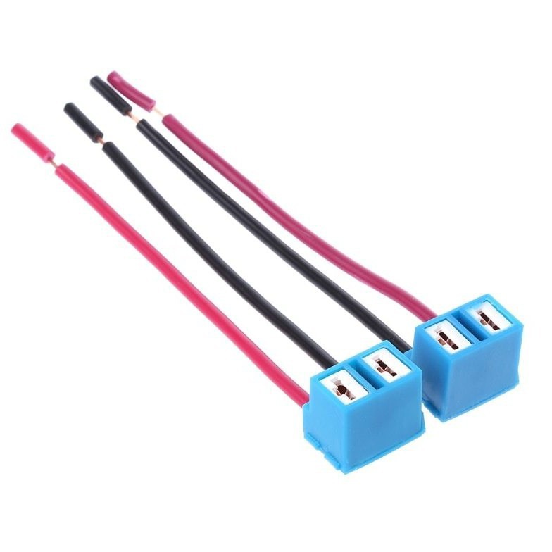 ⚡️Mặt Đế Ceramic⚡️ Chuôi Đèn/ Chấu Đèn Pha H4 / H7  - Cổng Kết Nối/ Đầu Nối Dài Chân Đèn Cho Xe Hơi