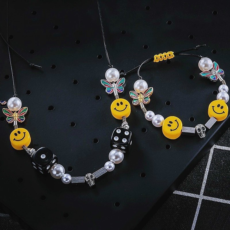 VÒNG CỔ ASAP ROCKY , VÒNG MẶT CƯỜI RHYMASTIC ĐEO TRONG CHƯRAP VIET HOTOR Bạc Sọ Bướm Mặt Cười Hip Ho