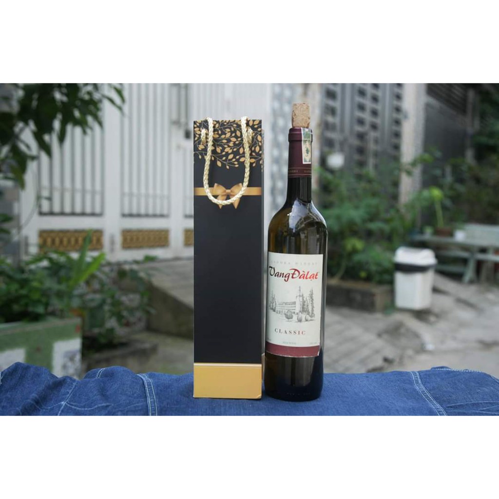 combo 50 túi giấy đựng chai 750ml